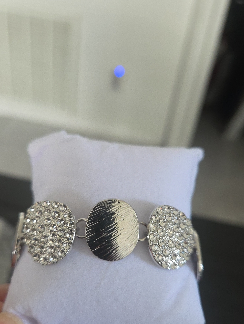 Paparazzi Tough Luxe White Bracelet NWT